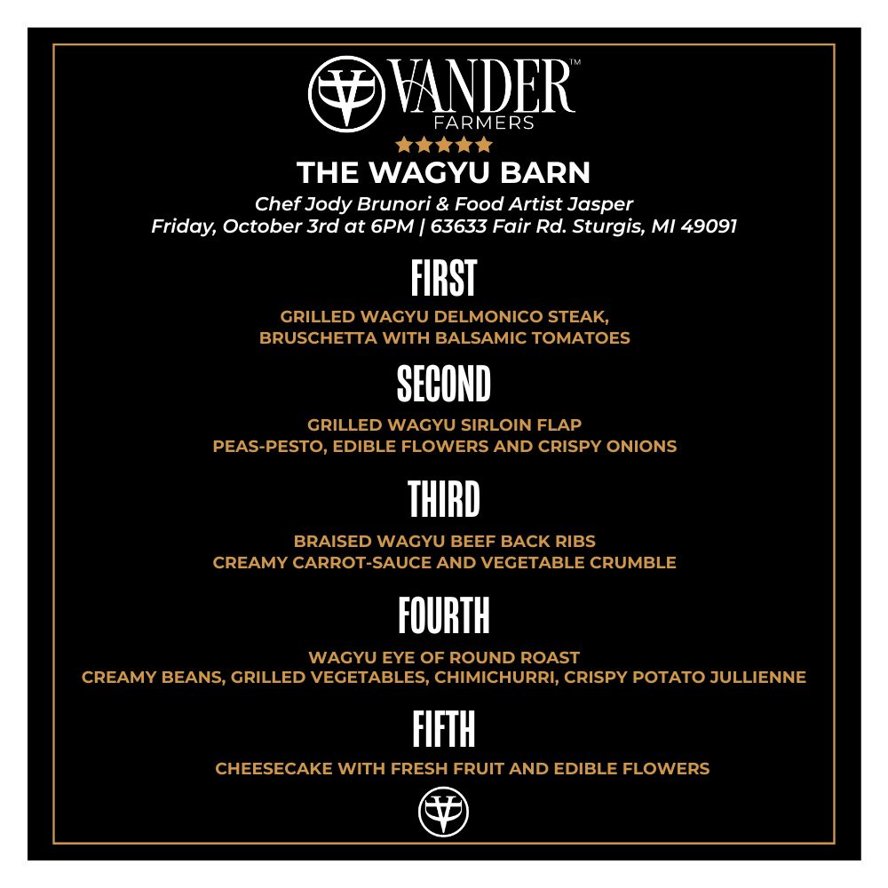 October 3rd, 2025 with Chef Jody Brunori & Guest Artist Jasper