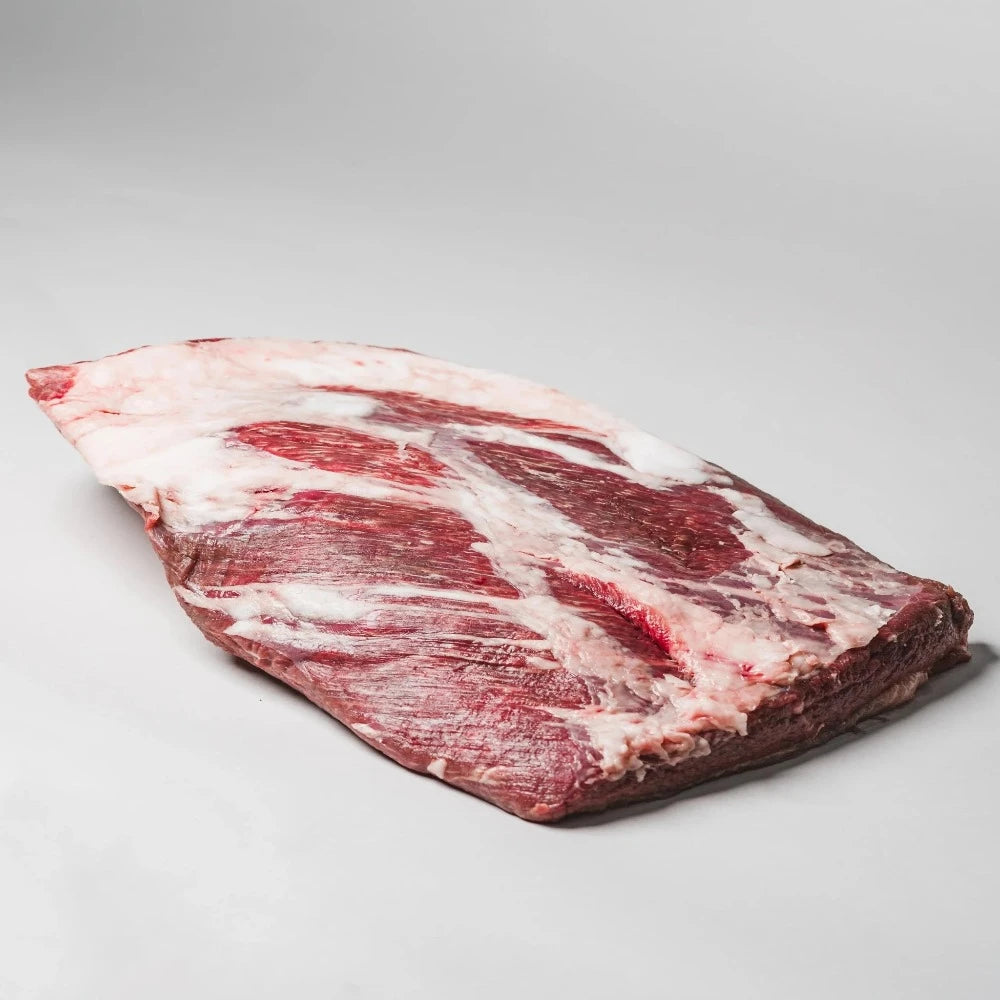 American Wagyu brisket with beautiful marbling and deep flavor, ideal for smoking, slow roasting, or BBQ