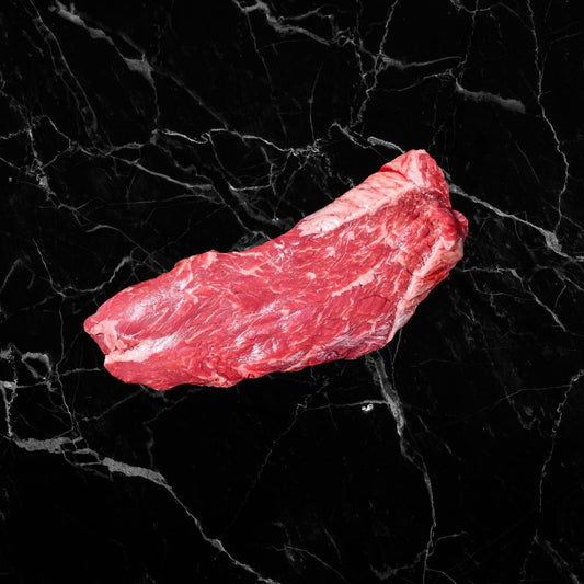American Wagyu petite tender steak, lean and tender with great marbling -perfect for roasting or slicing