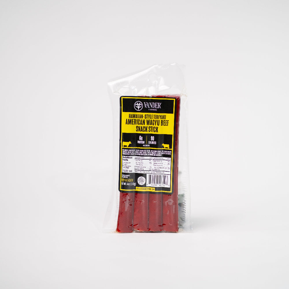 Hawaiian-Style Teriyaki Wagyu Snack Sticks