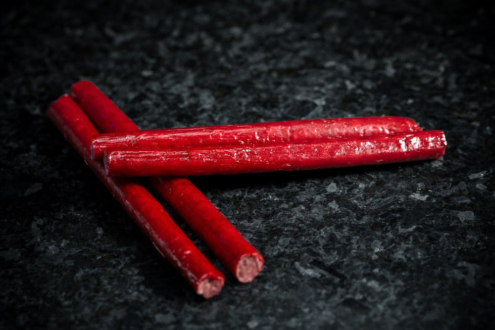 American Wagyu beef snack sticks, high-protein and full of flavor - perfect for on-the-go snacking