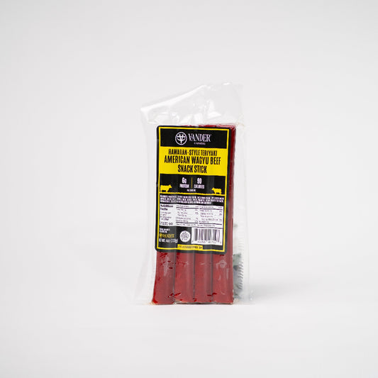 Hawaiian-Style Teriyaki Wagyu Snack Sticks