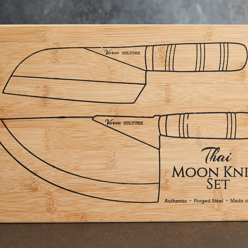 Thai Moon Knife Duo Set