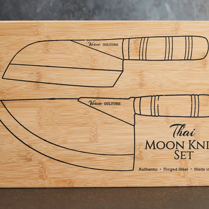 Thai Moon Knife Duo Set